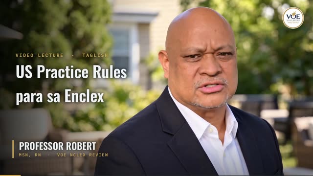 Professor Robert introducing the US Practice Rules lecture series
