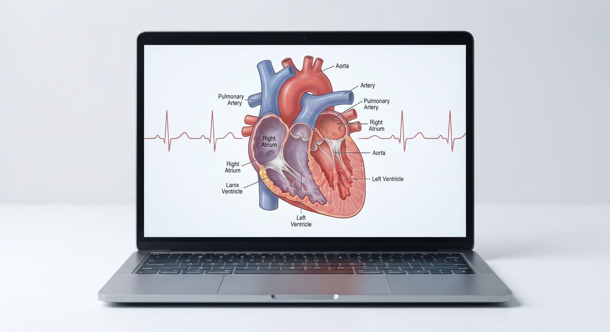 NCLEX Unlocked video lecture playing on a laptop